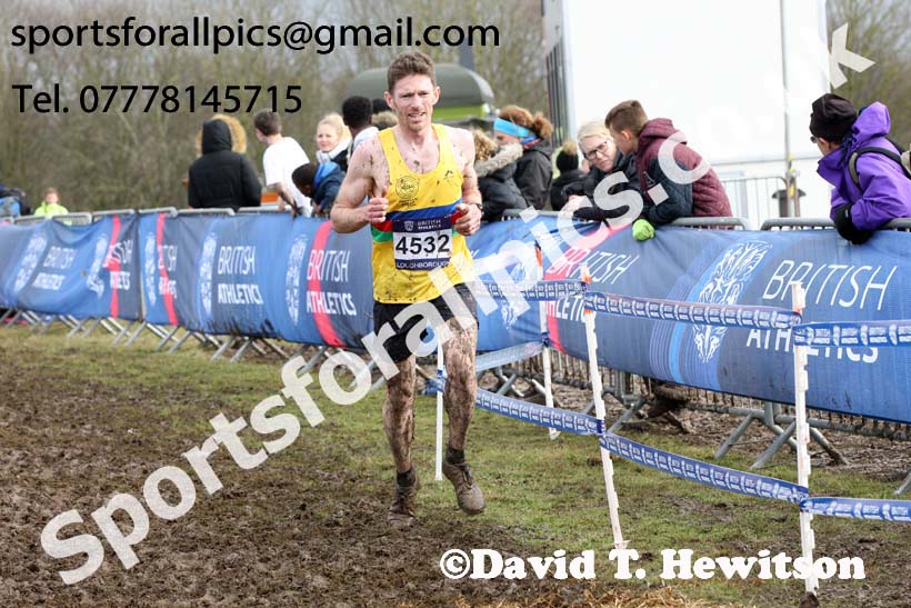 Senior mens 2018 British Inter Counties Cross Country Champs., Prestwold Hall, Loughborough. Photo: David T. Hewitson/Sports for All Pics